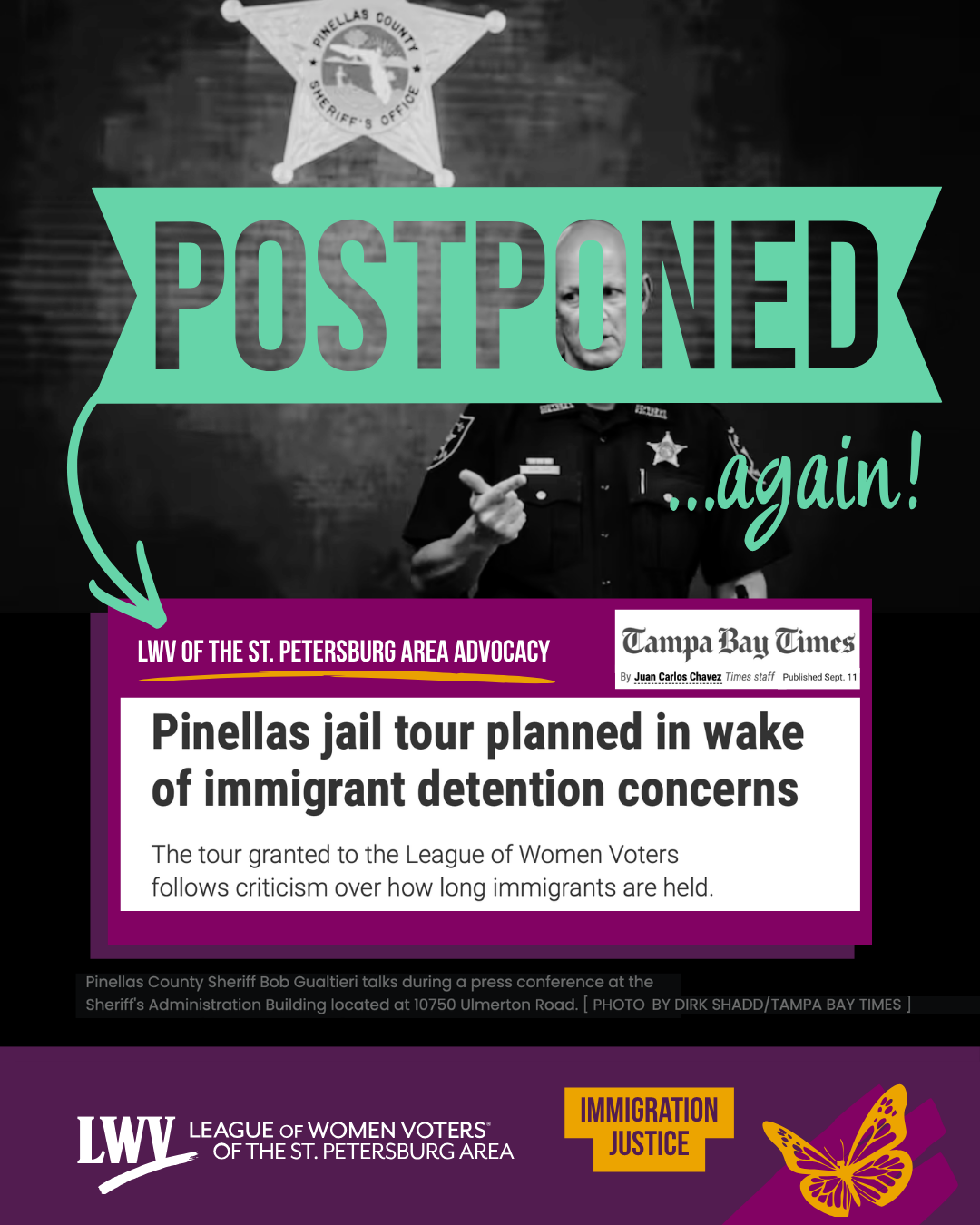 LWV of the St. Petersburg Area and the Pinellas County Jail Tour
